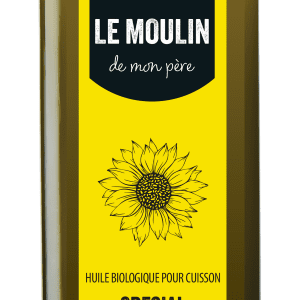 Huile de Tournesol bio Spécial cuisson le MOULIN de mon père par carton de 6 bouteilles 4,17 €/litre