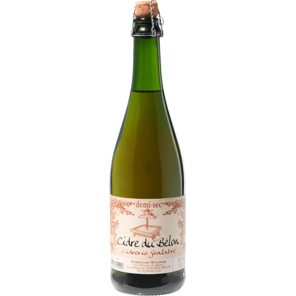 Cidre demi-sec — Cidrerie du Bélon — 75cl